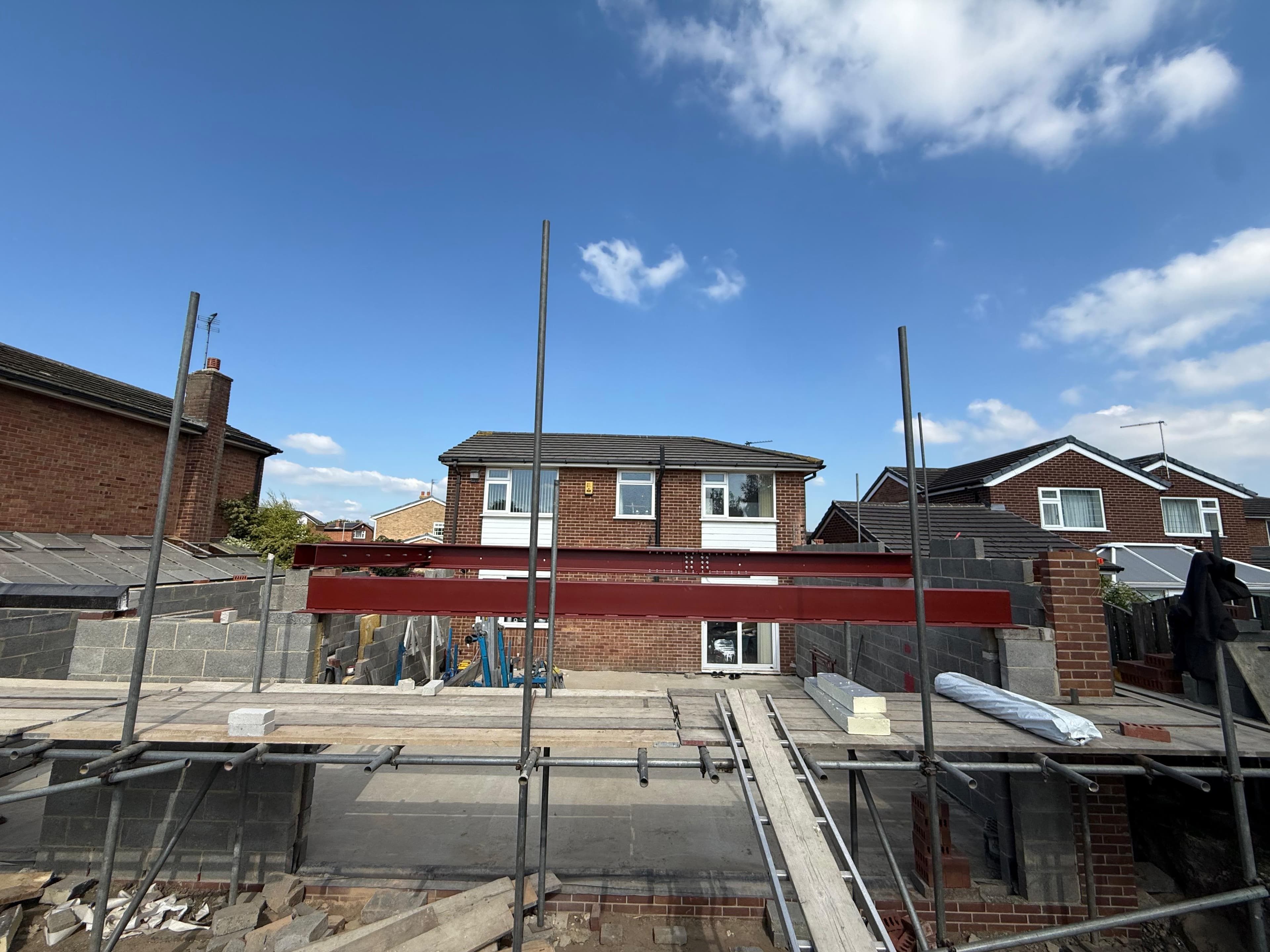 Steel Frame Install